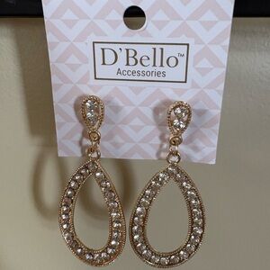 Gold Teardrop Earrings